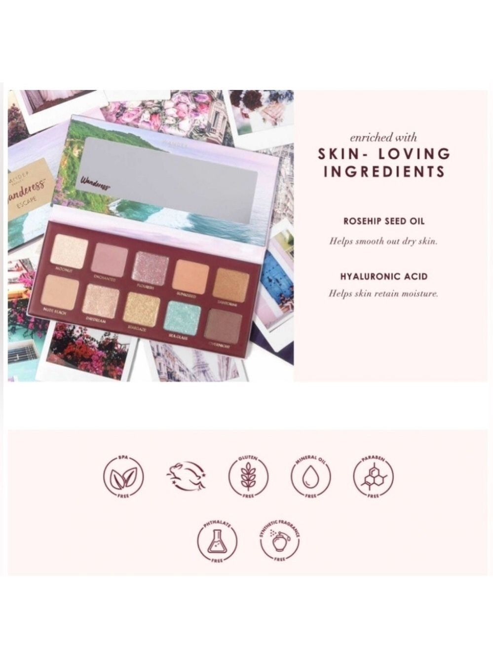 NIB Wander Beauty Wanderess Escape Eyeshadow Palette - Picture 5 of 13